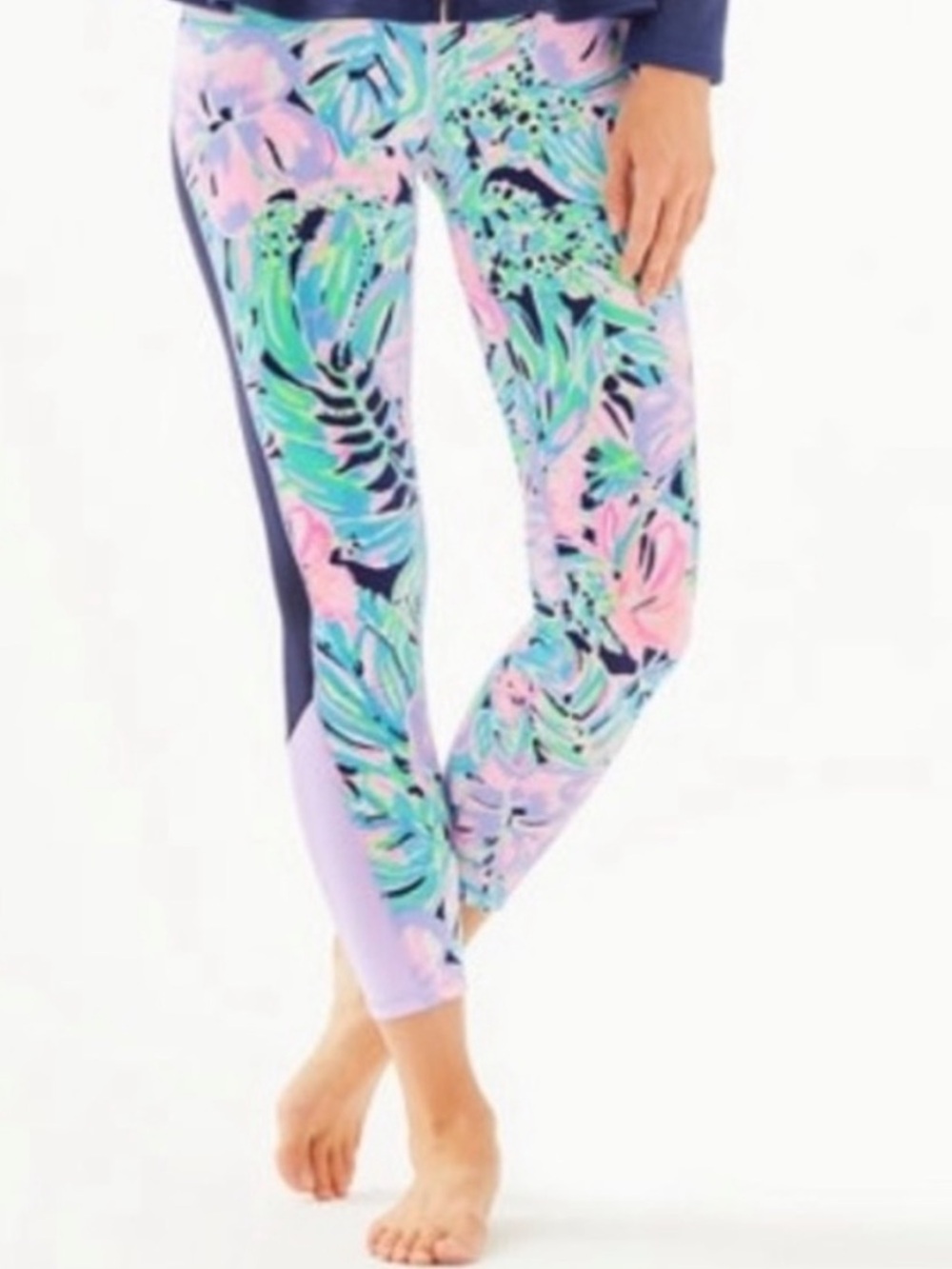 Lilly Pulitzer Sz XL High Rise Weekender Leggings  Bermudaful